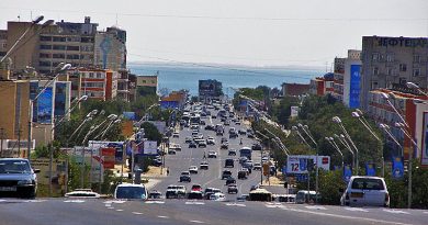 Актау — единственный морской порт Казахстана на Каспийском море